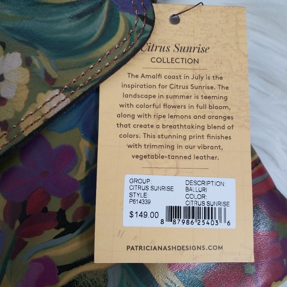 NWT PATRICIA NASH BALLURI LEATHER CROSSBODY BAG - Picture 4 of 9